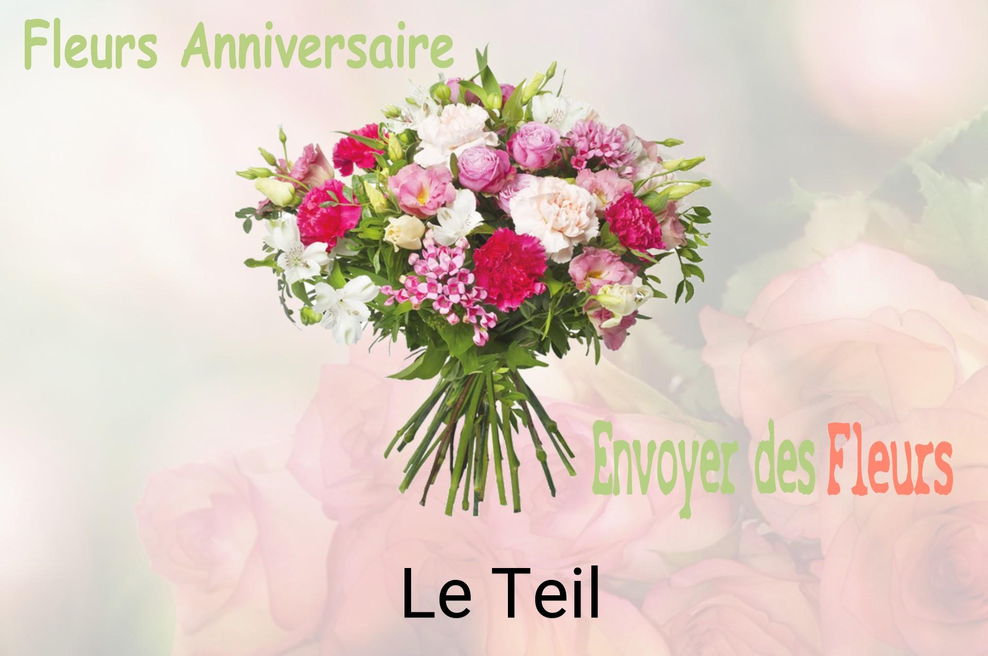 Bouquet de fleurs d’anniversaire livré à Le Teil